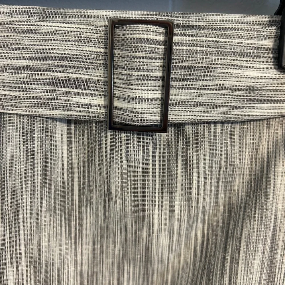 Alex Marie Lacey Pencil Skirt Belted Charcoal White Size‎ 4 Business Casual